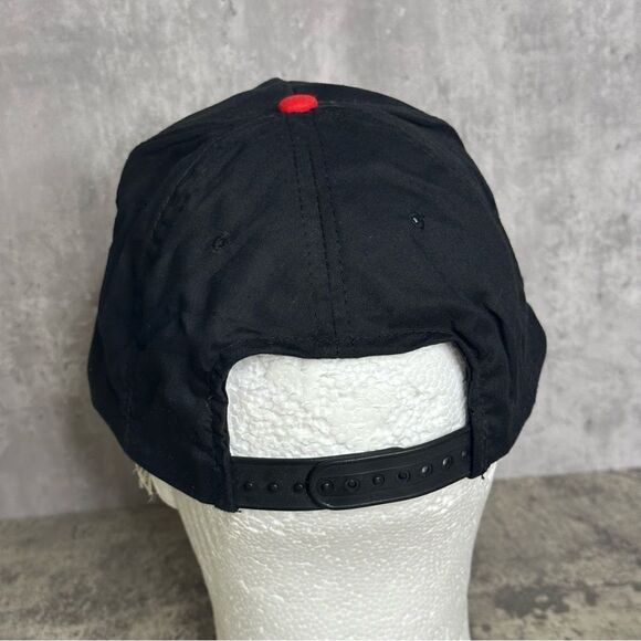 On Line Electric Supply Inc.‎ Black Red Adjustable Snapback Hat OS - Picture 5 of 11